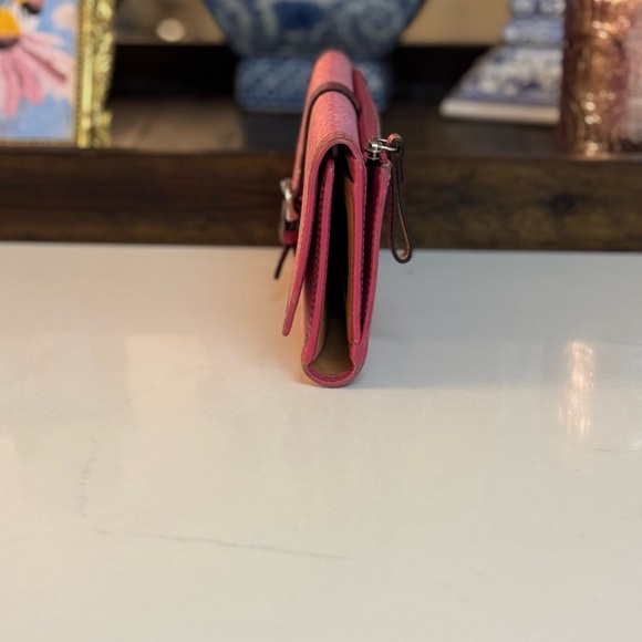 🩷 COACH SIGNATURE Y2K CANVAS WALLET WITH LEATHER TRIM! - Picture 8 of 9